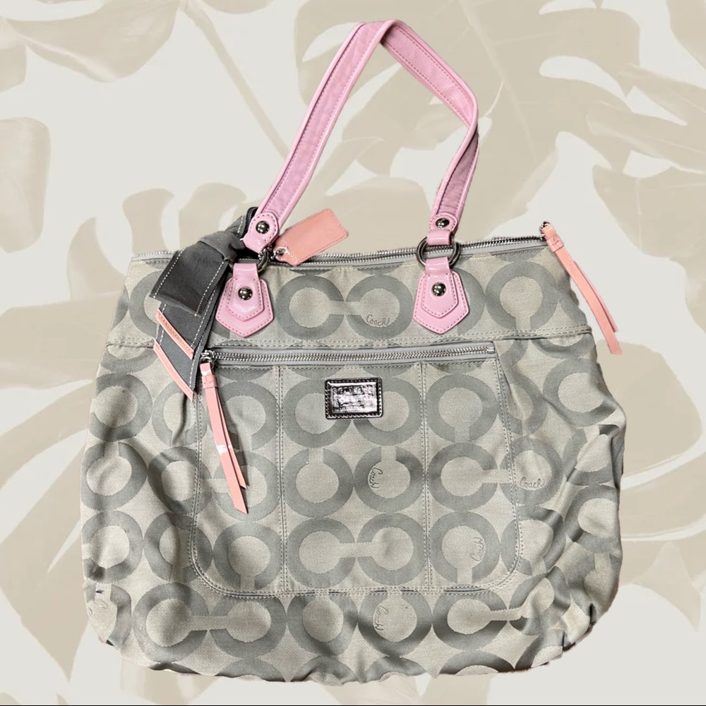COACH - Poppy Glam Tote Purse